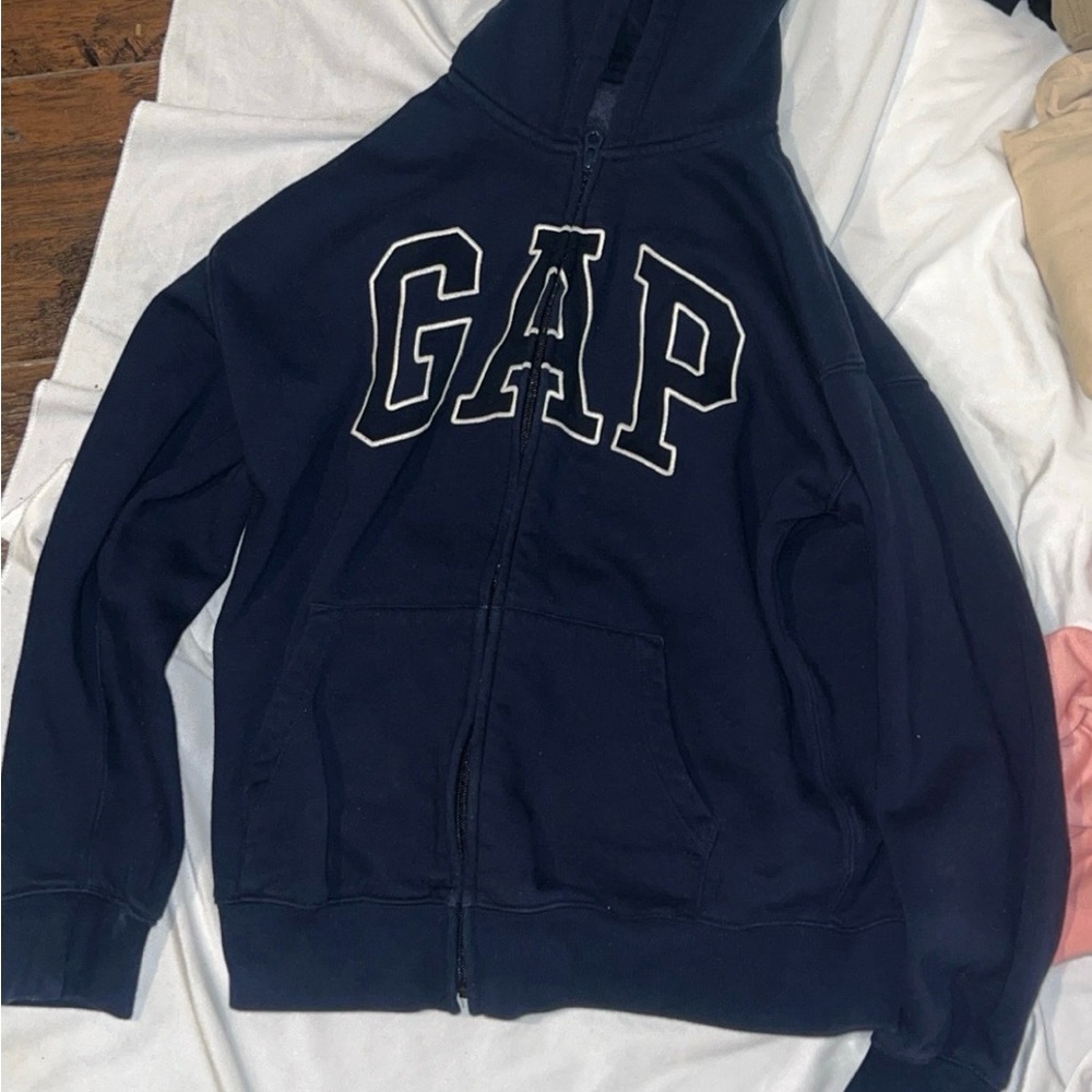 GAP Kids Dark Blue Zip-Up Hoodie